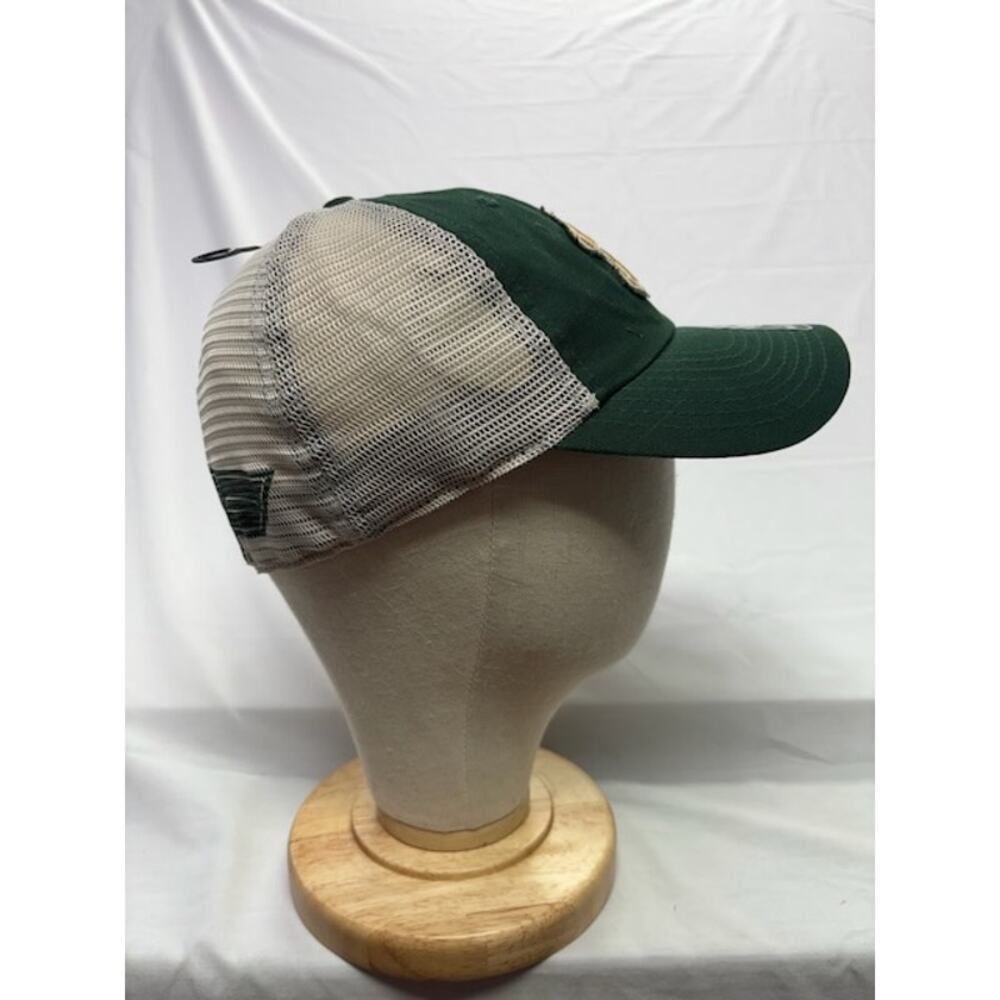 NWOT 47 Brand Trucker Hat USF Bulls Logo Stretch Fit Cap Green Khaki Unisex S/M - Picture 7 of 8